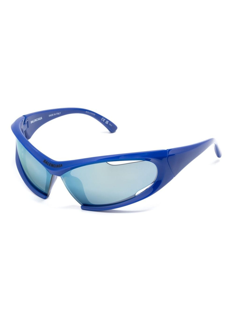 BALENCIAGA Dynamo oversize-frame sunglasses outlook