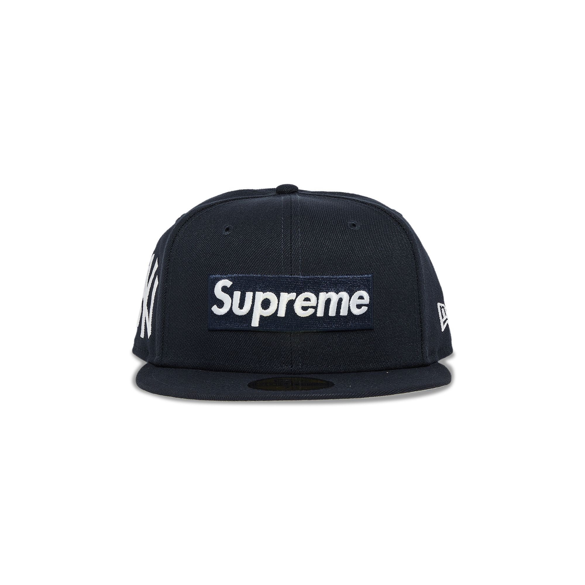 Supreme x MLB Teams Box Logo New Era 'Navy - New York' - 1