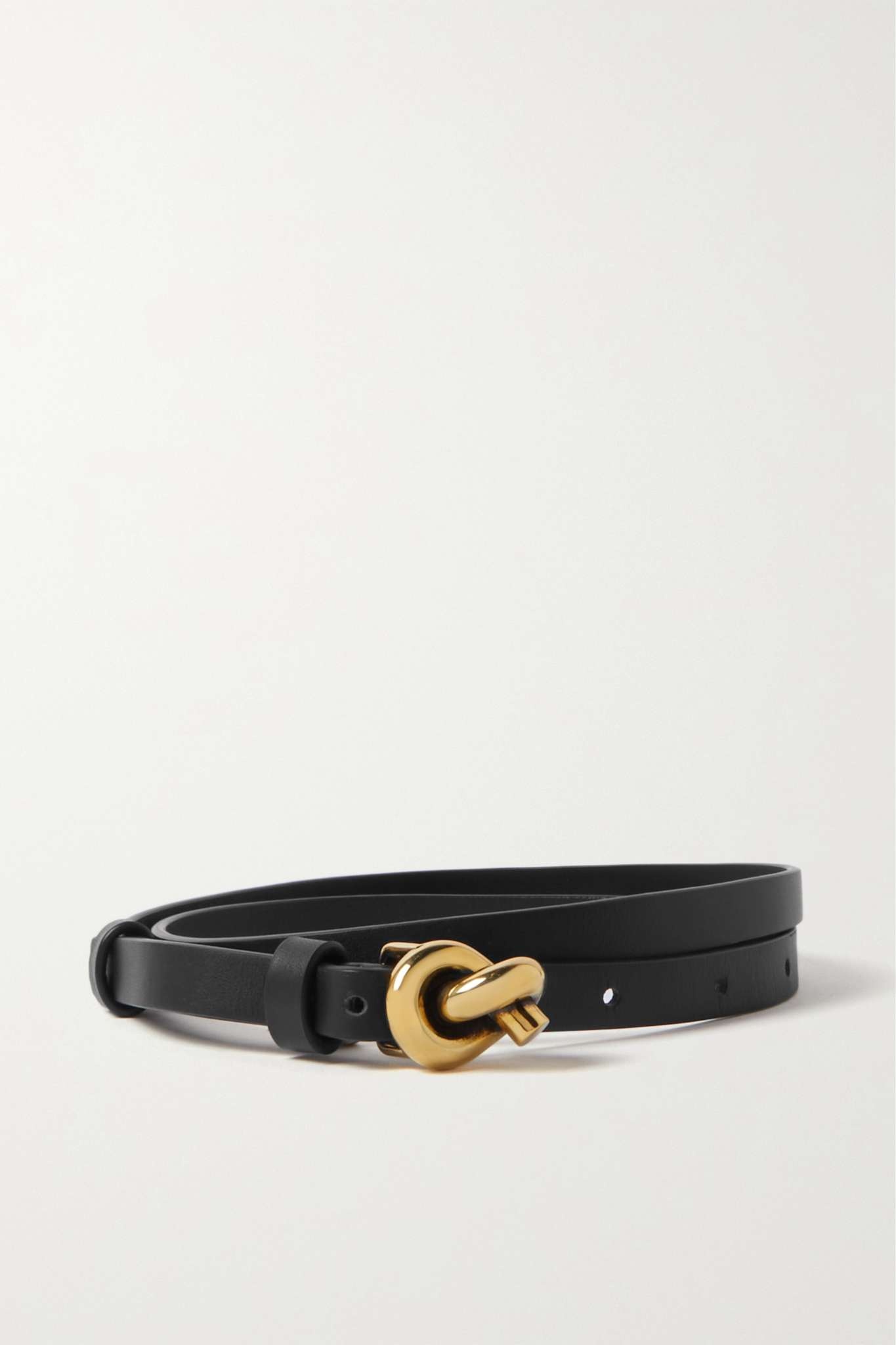 Bottega Veneta Leather belt Black | netaporter | REVERSIBLE