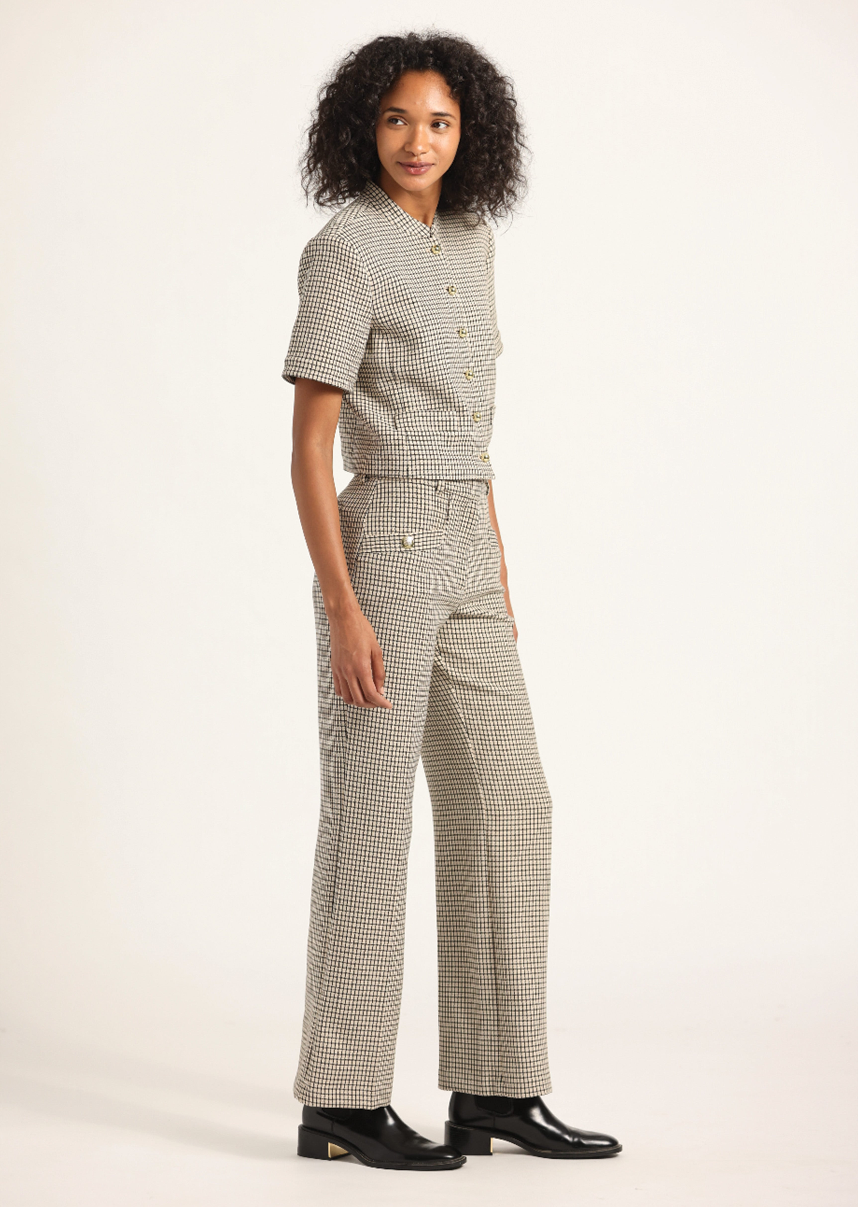 NELL WIDE LEG PANT - 3