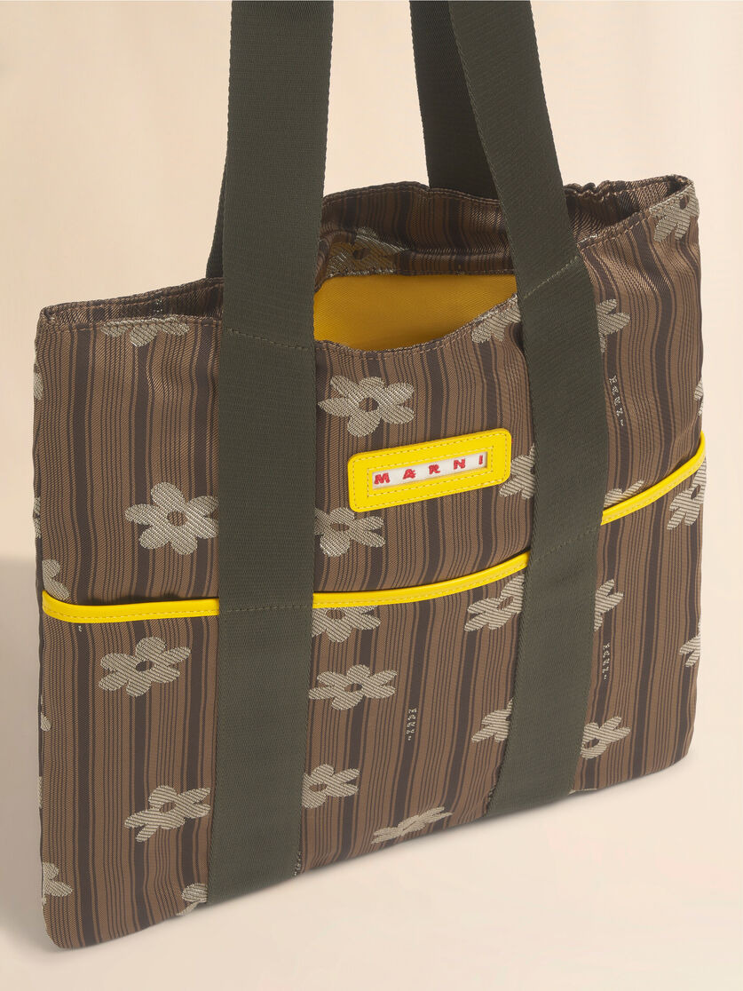 BROWN COTTON TOTE BAG - 4
