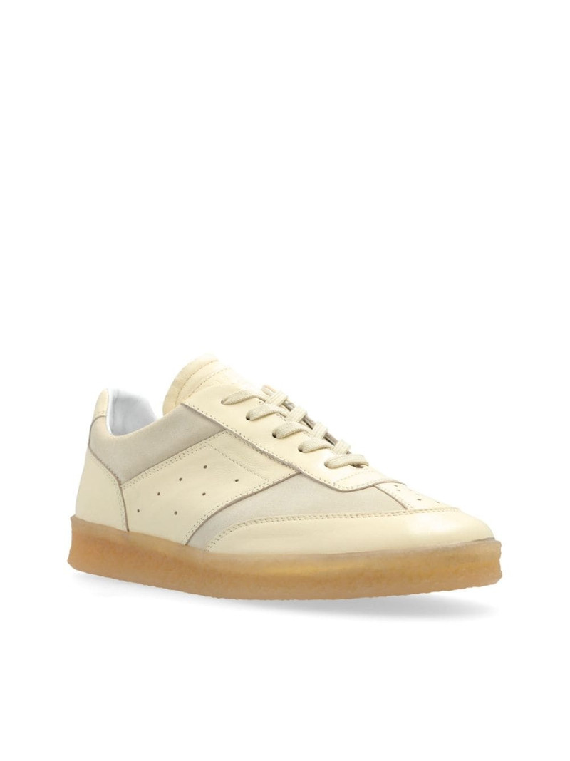 panelled low-top trainers 4