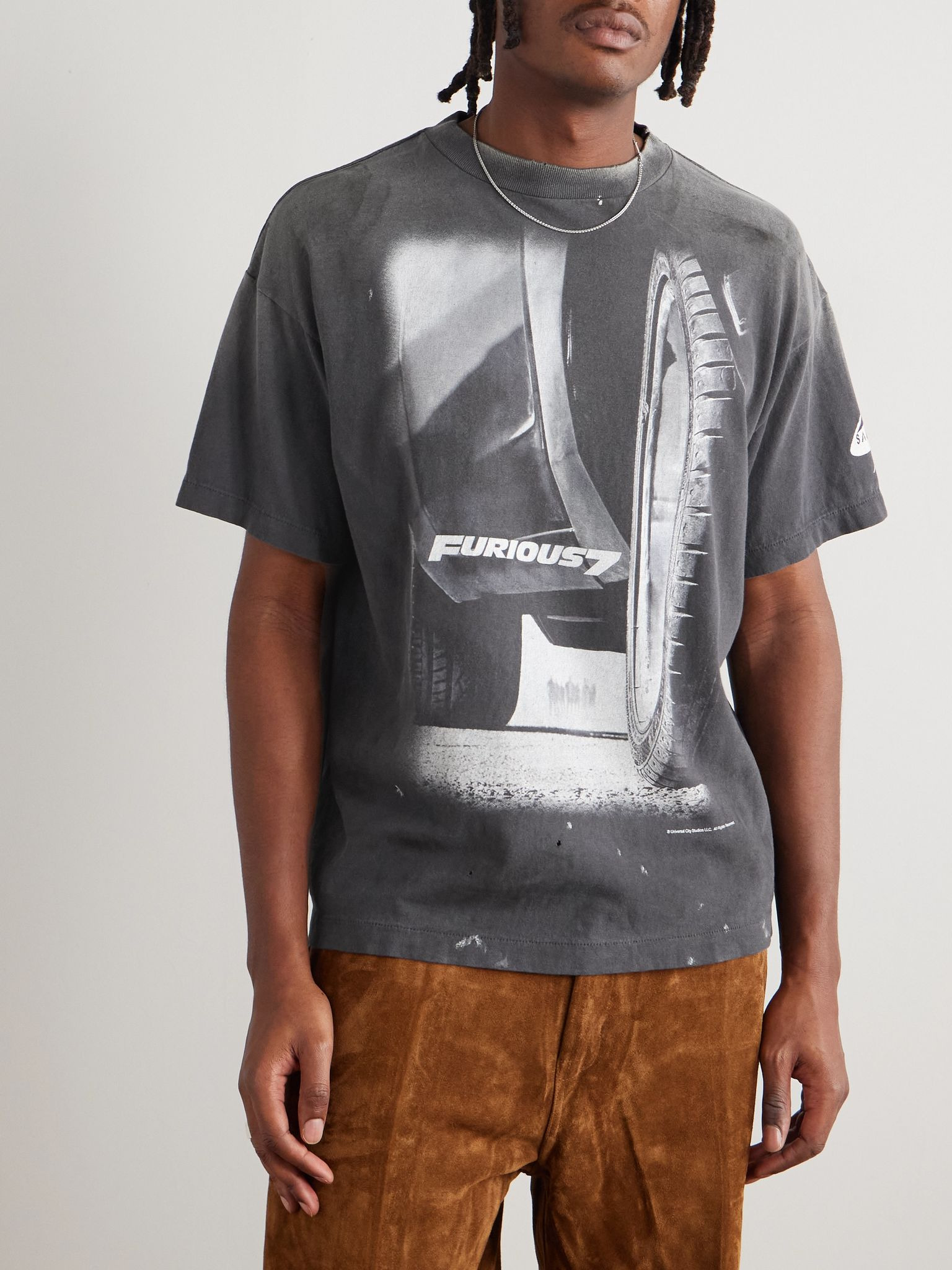 + Fast & Furious Printed Cotton-Jersey T-Shirt Black - 3