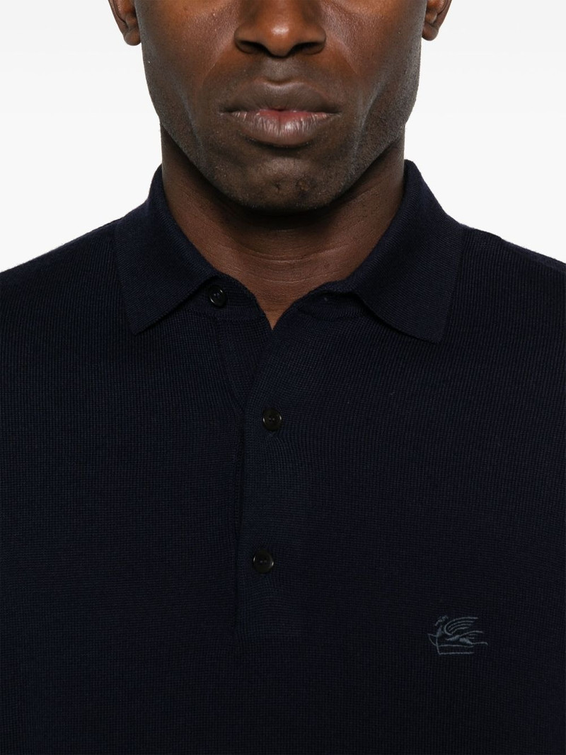 embroidered-logo polo shirt 4