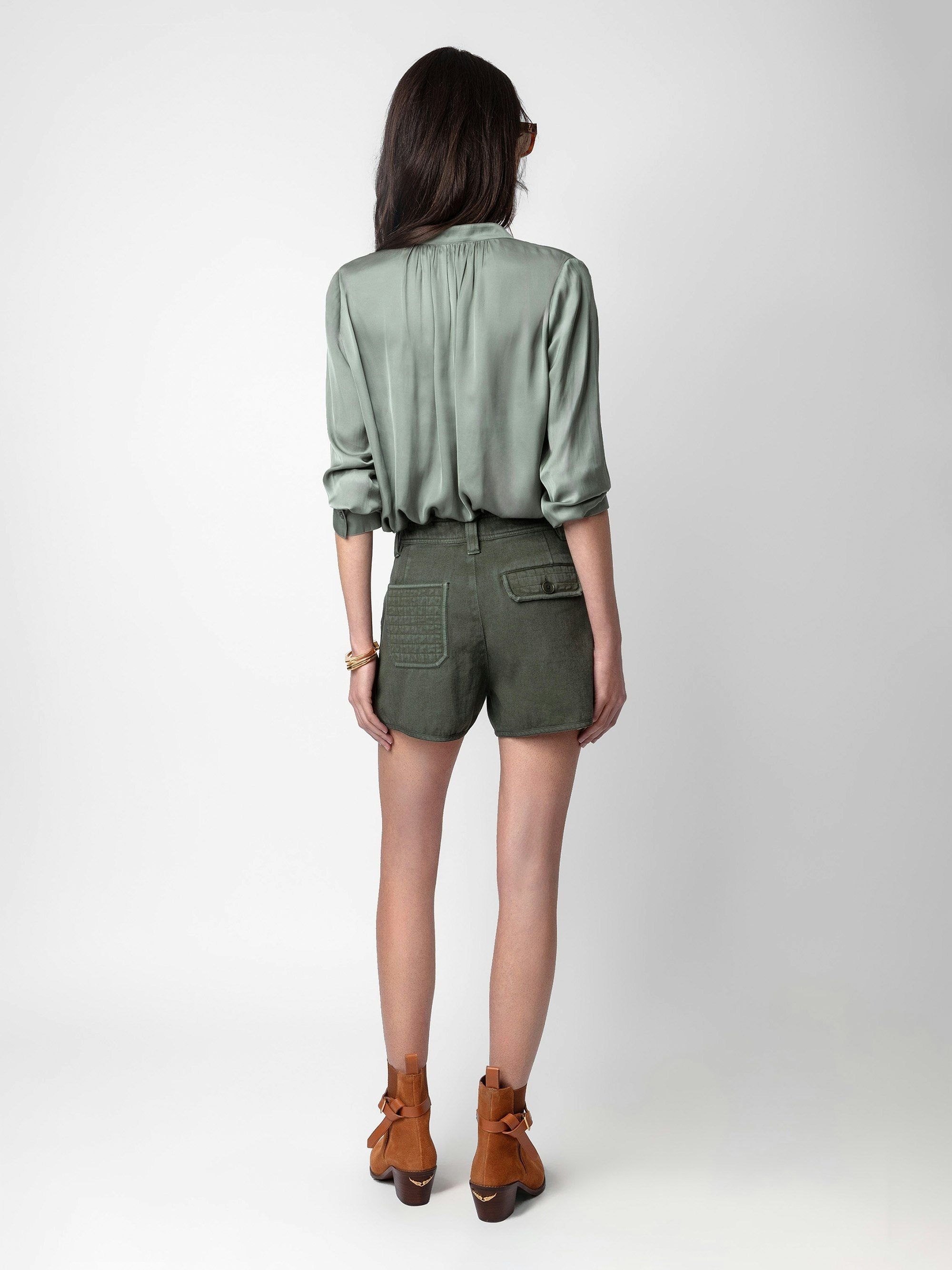 Tink Satin Blouse - 3
