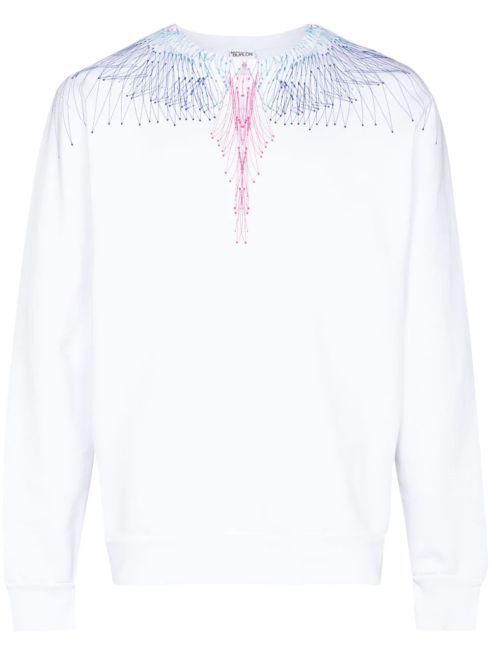 Bezier Wings crew-neck sweater - 1