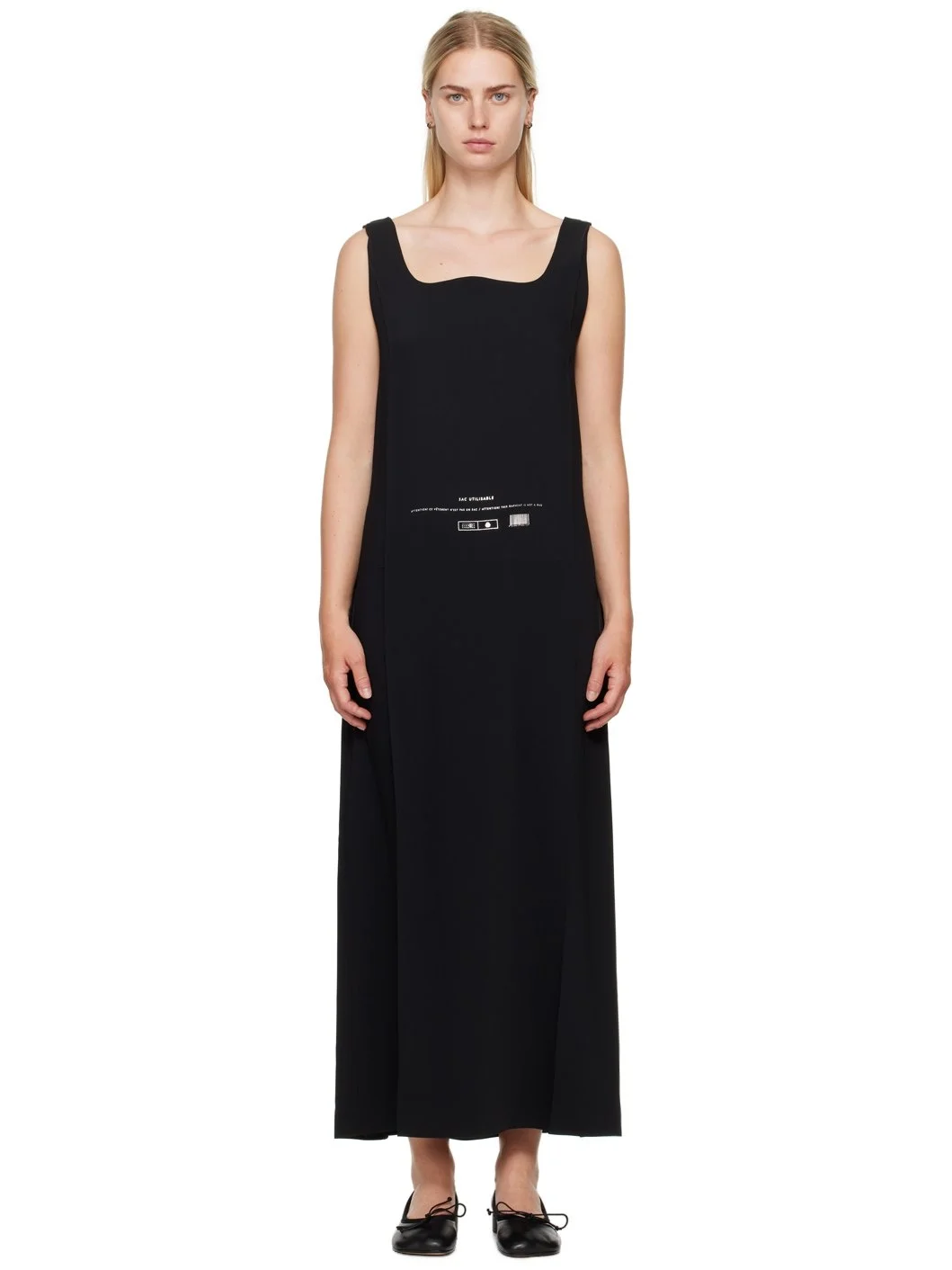 Black Fluid Maxi Dress - 1