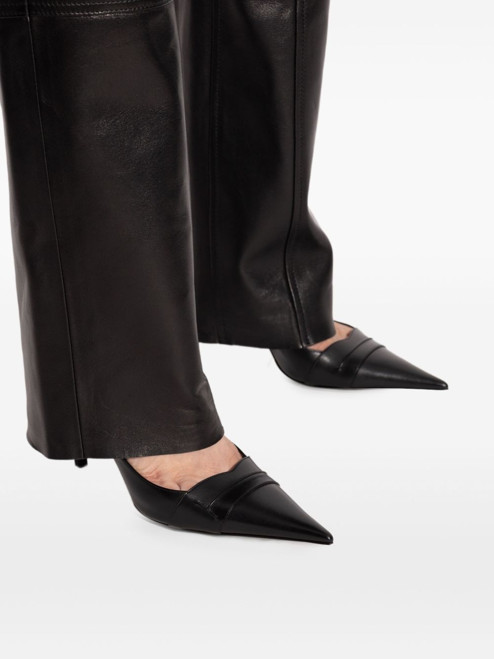 110mm Eva pointed-toe leather pumps - 6