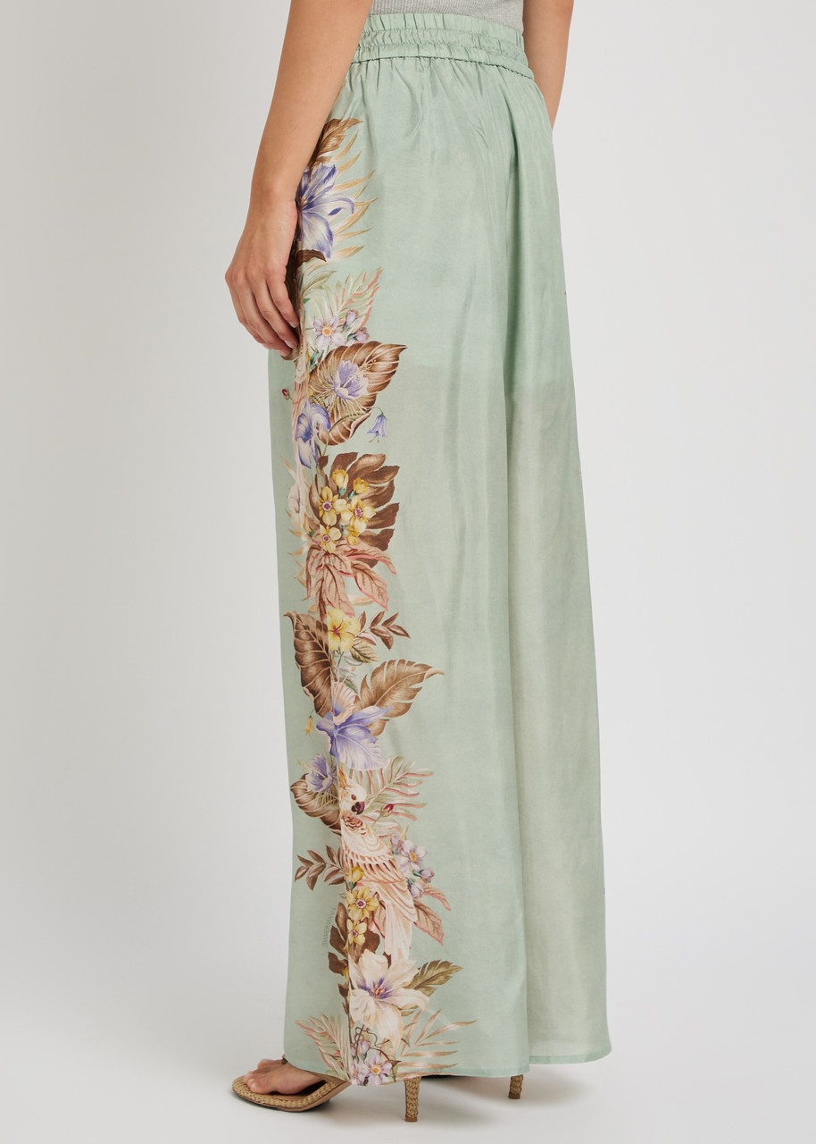 Zimmermann Coco Floral-printed Silk Trousers - 3