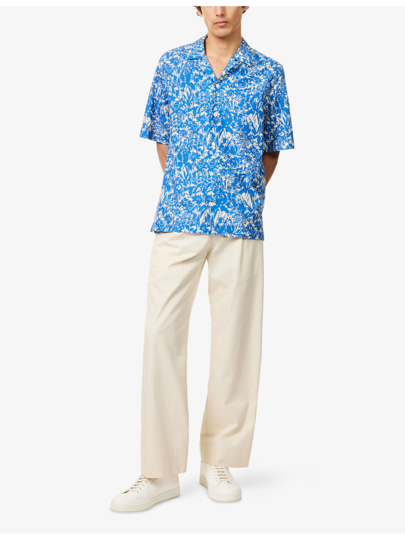 Paul Smith Graphic-Print Regular-Fit Cotton Shirt outlook