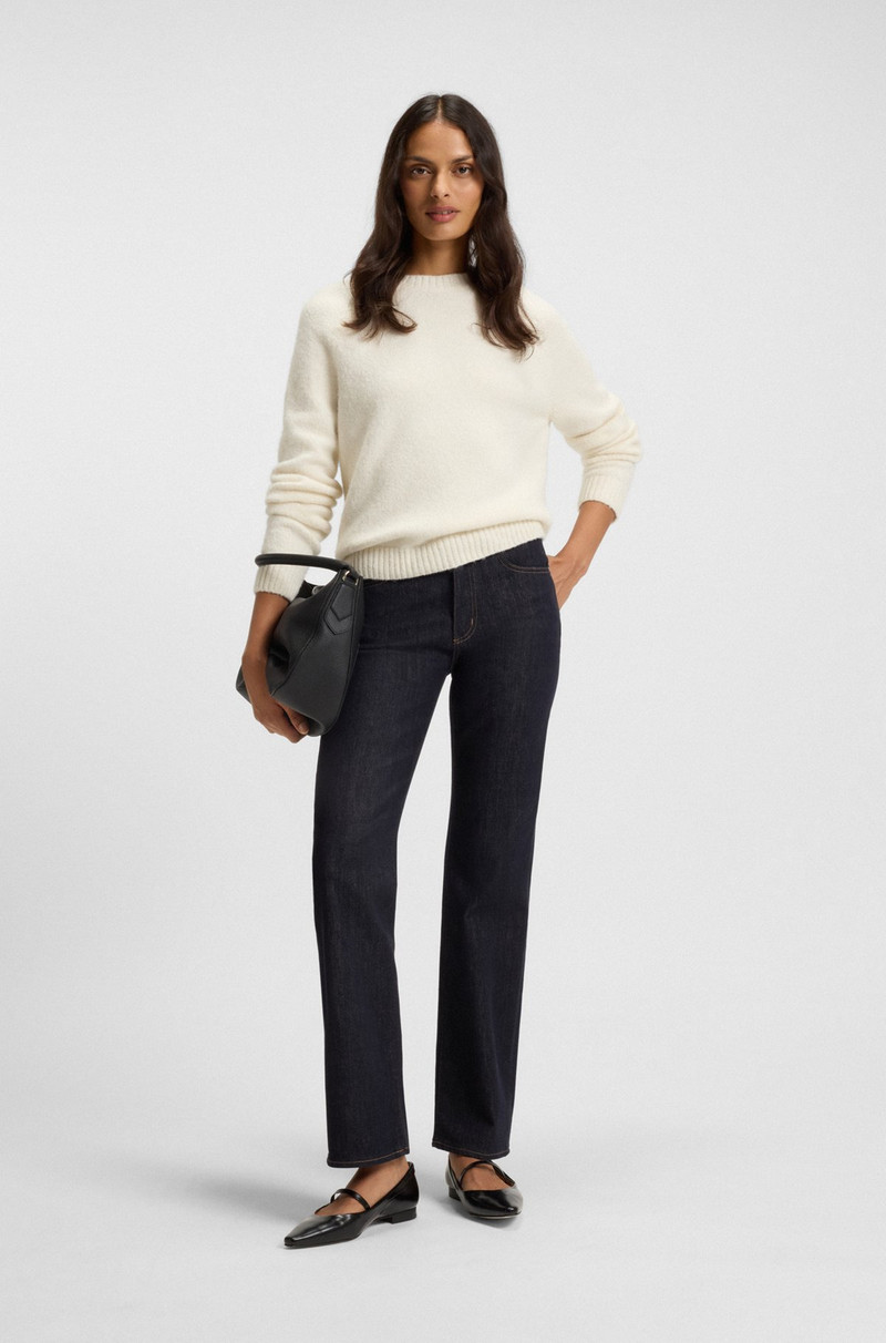 BOSS SLIM-FIT JEANS IN WASHED INDIGO STRETCH DENIM outlook