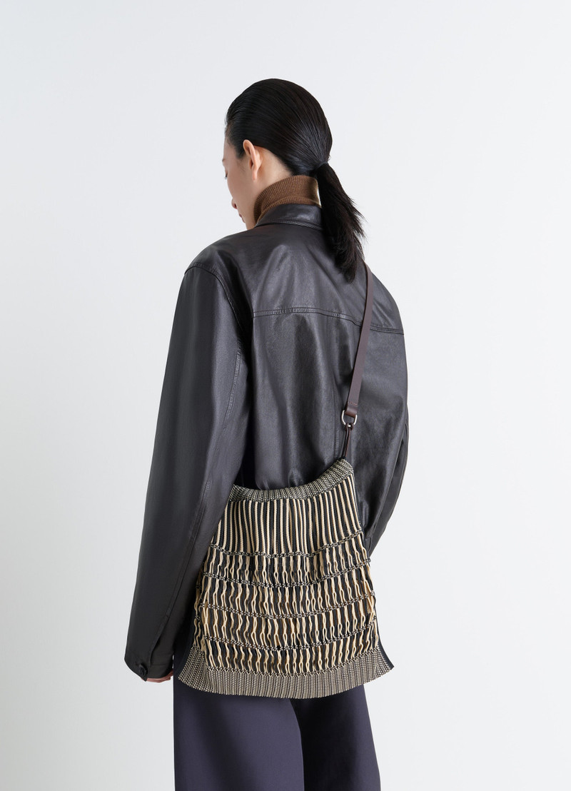 Lemaire LARGE CROSSBODY FILT NET SHOPPING BAG outlook