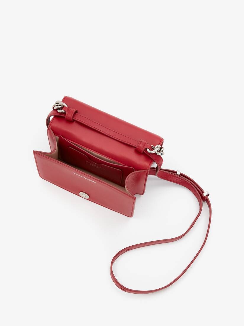 The Four Ring Mini With Chain in Cherry - 4