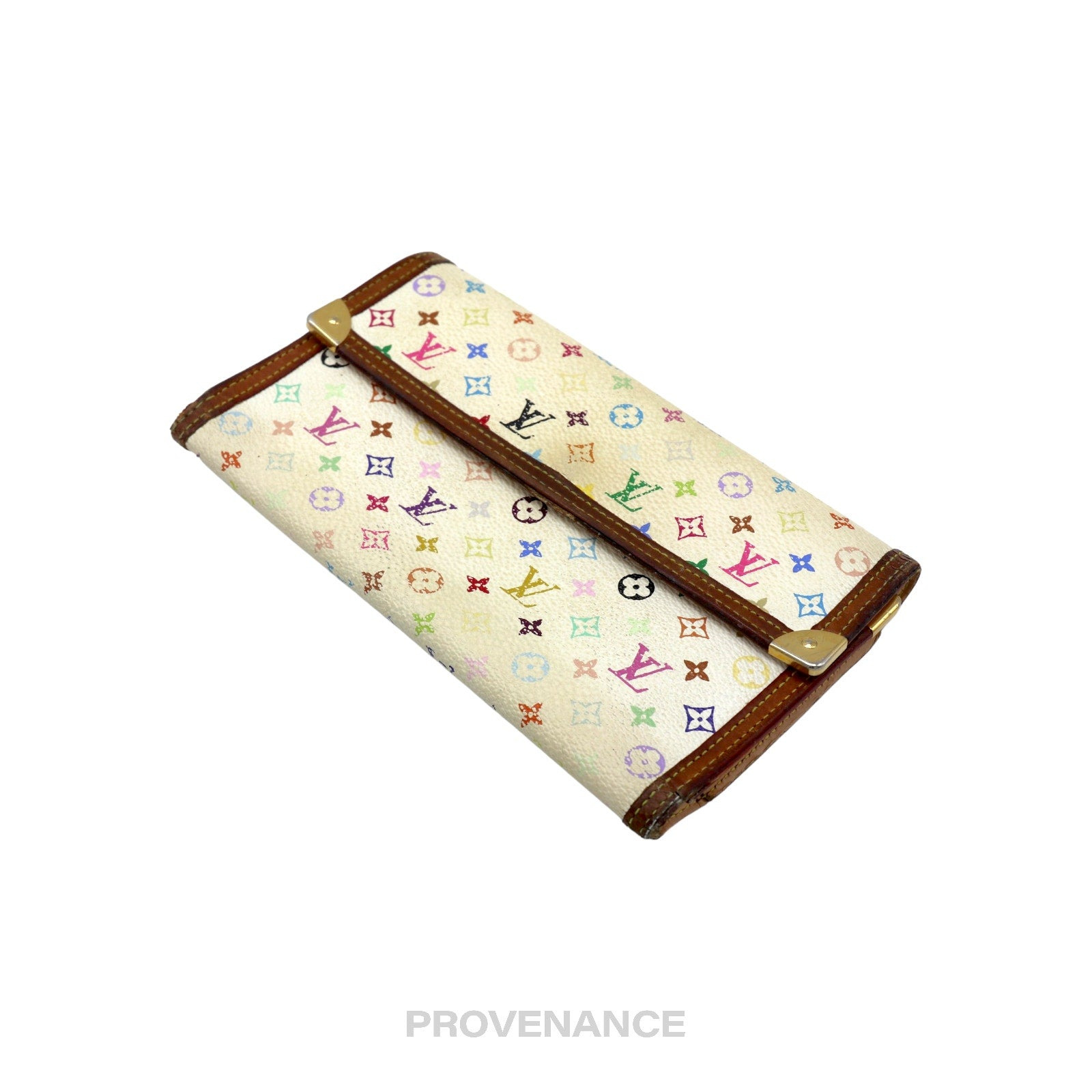 Louis Vuitton International Wallet - Monogram Multicolore White - 3