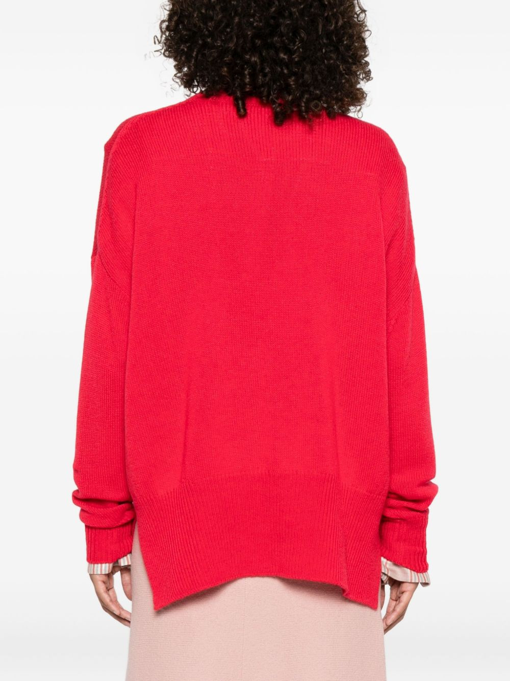 crew-neck cashmere sweater - 4