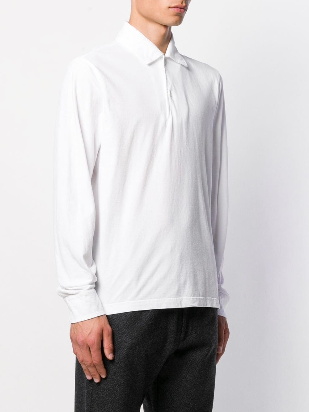 long-sleeve polo shirt - 3