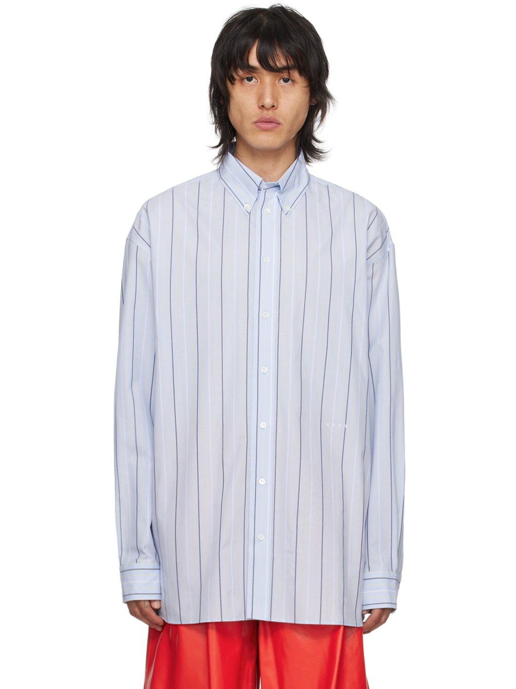 Blue Striped Shirt - 1