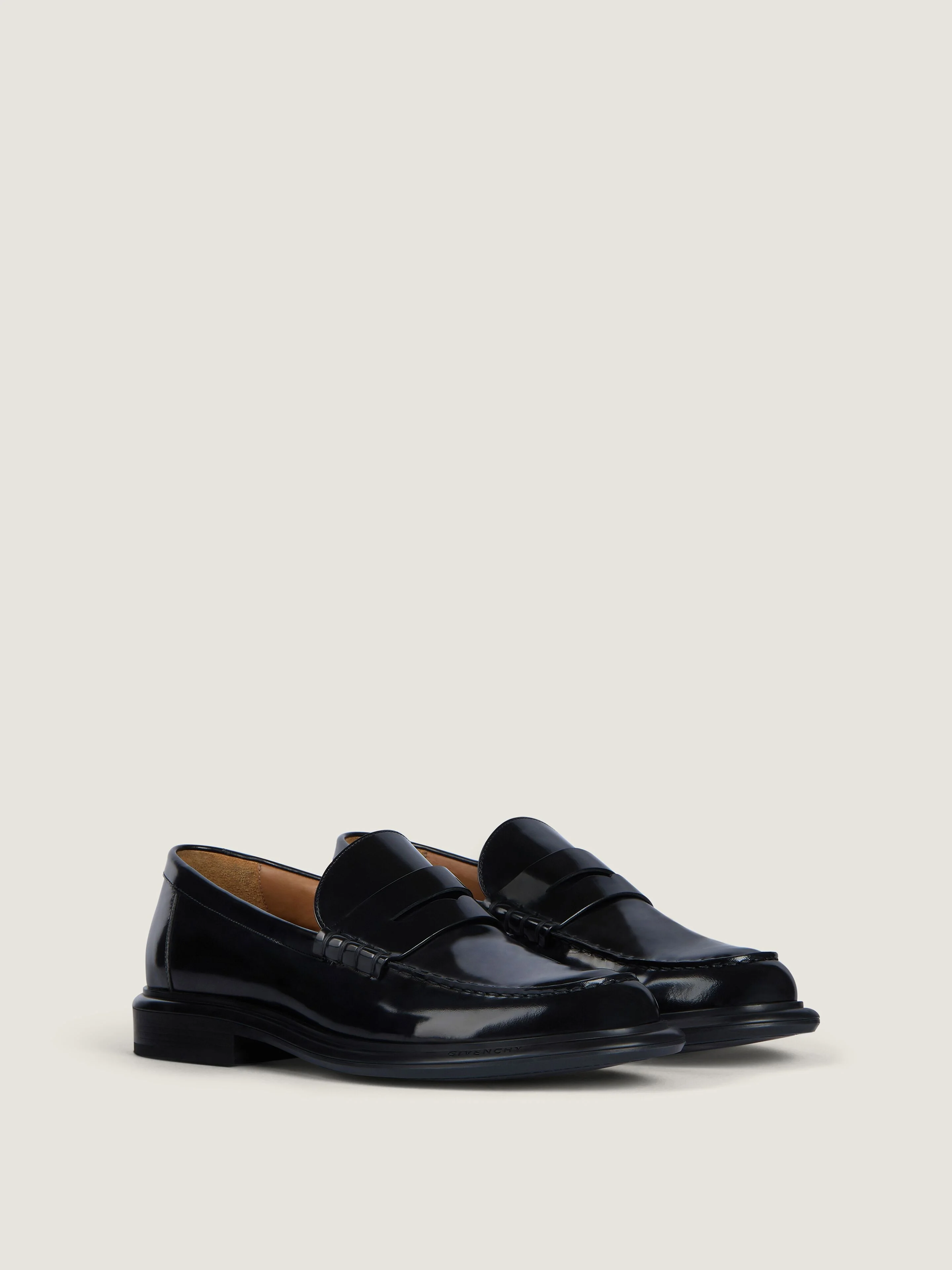 GENT LOAFERS IN BRUSHED LEATHER - 1