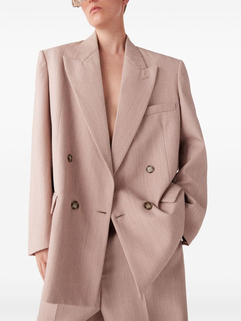 double-breasted blazer - 6