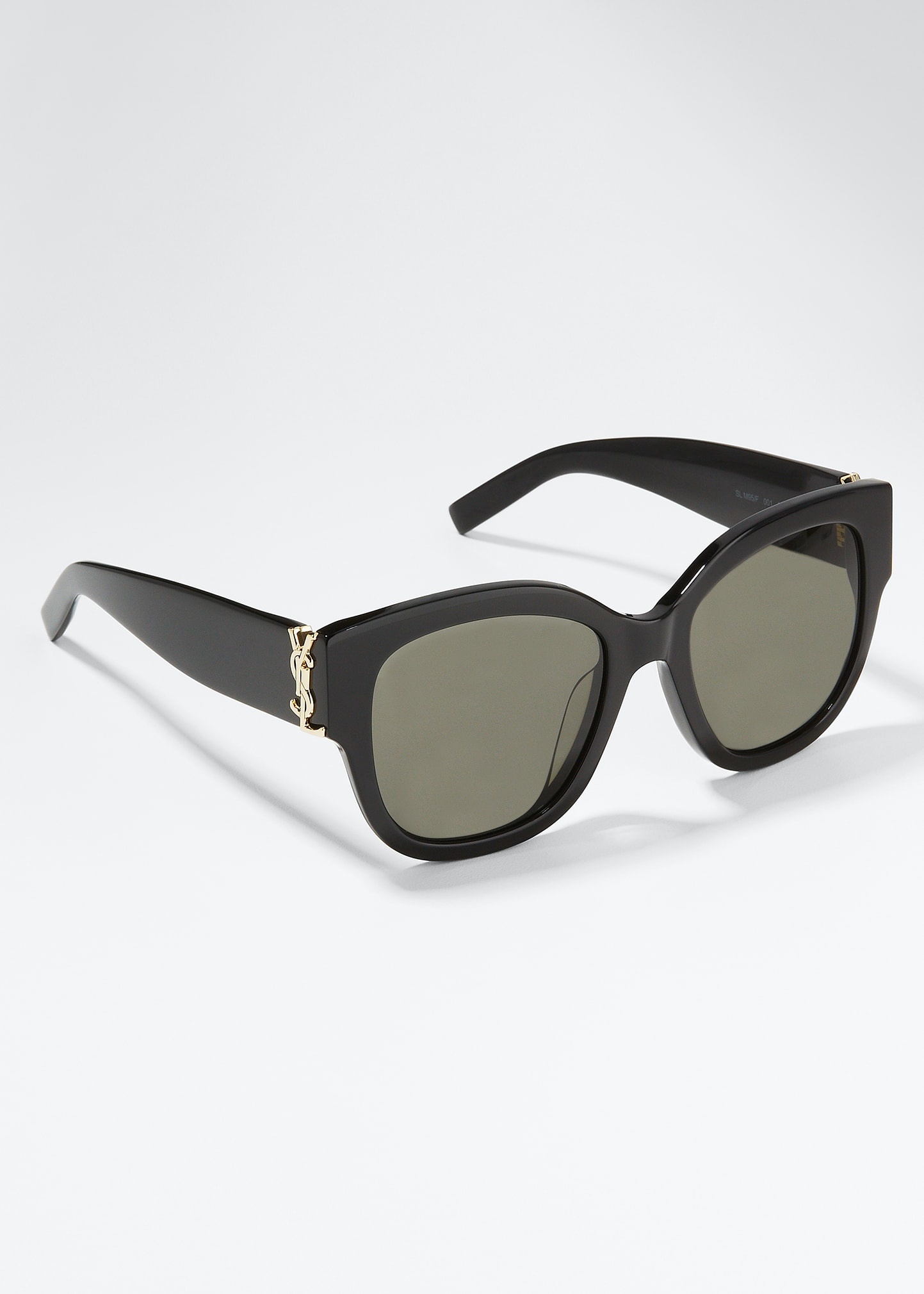 YSL Oversized Acetate Cat-Eye Sunglasses - 1