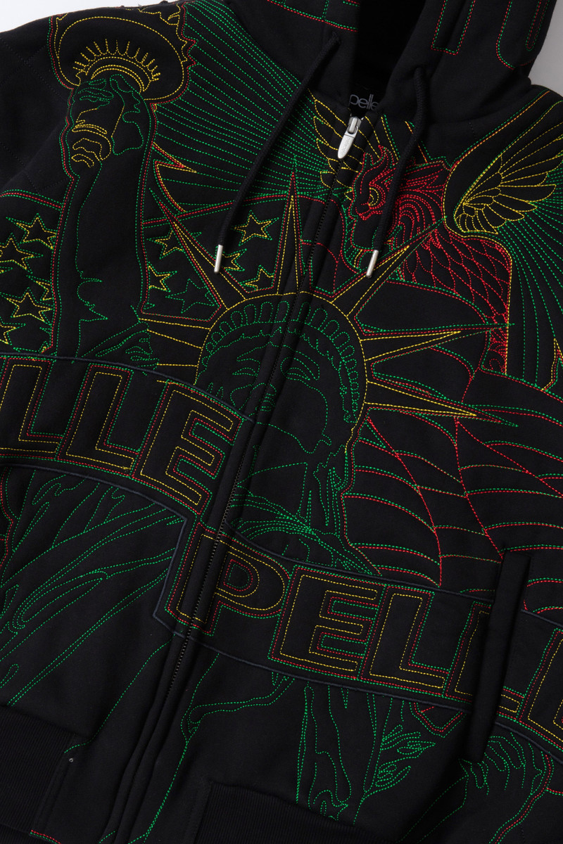 WHO DECIDES WAR WDW X PP MONUMENT ZIP UP HOODIE outlook