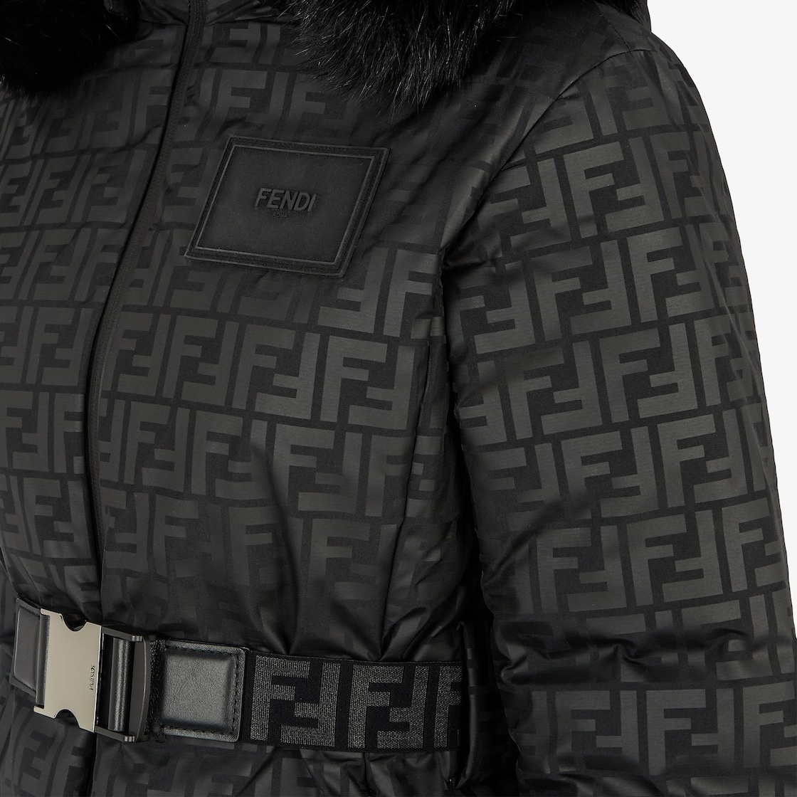 FENDI Ski jacket in black