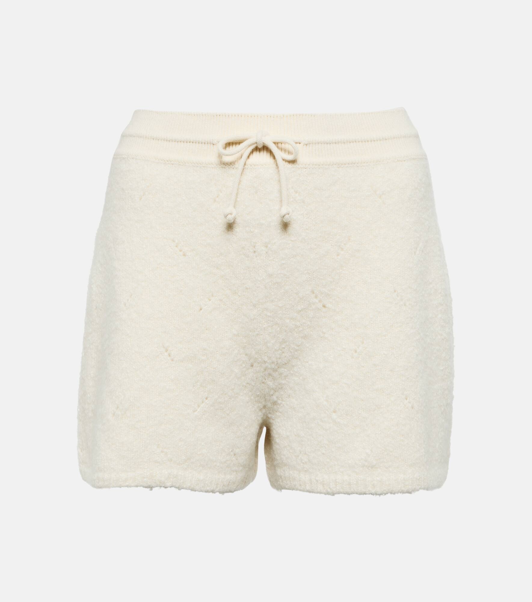 High-rise cashmere shorts - 1