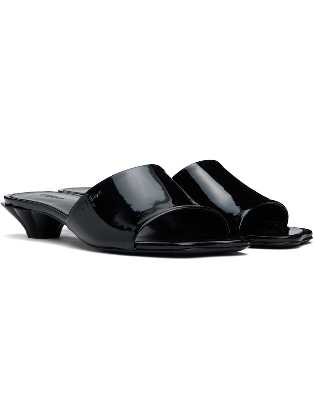 Black Flower Sandals - 4