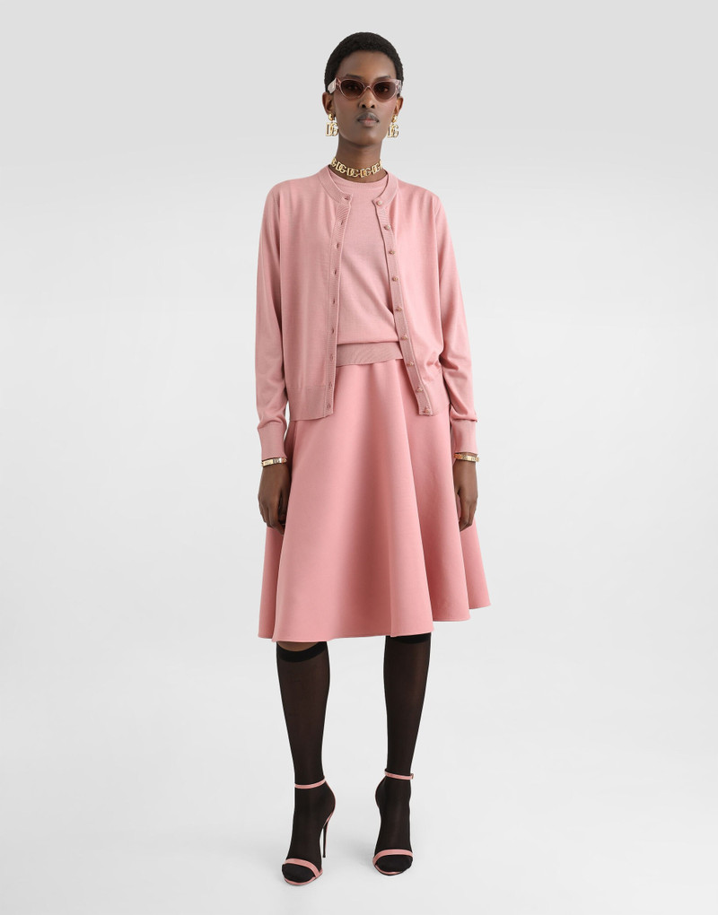 Dolce & Gabbana Woolen midi circle skirt outlook