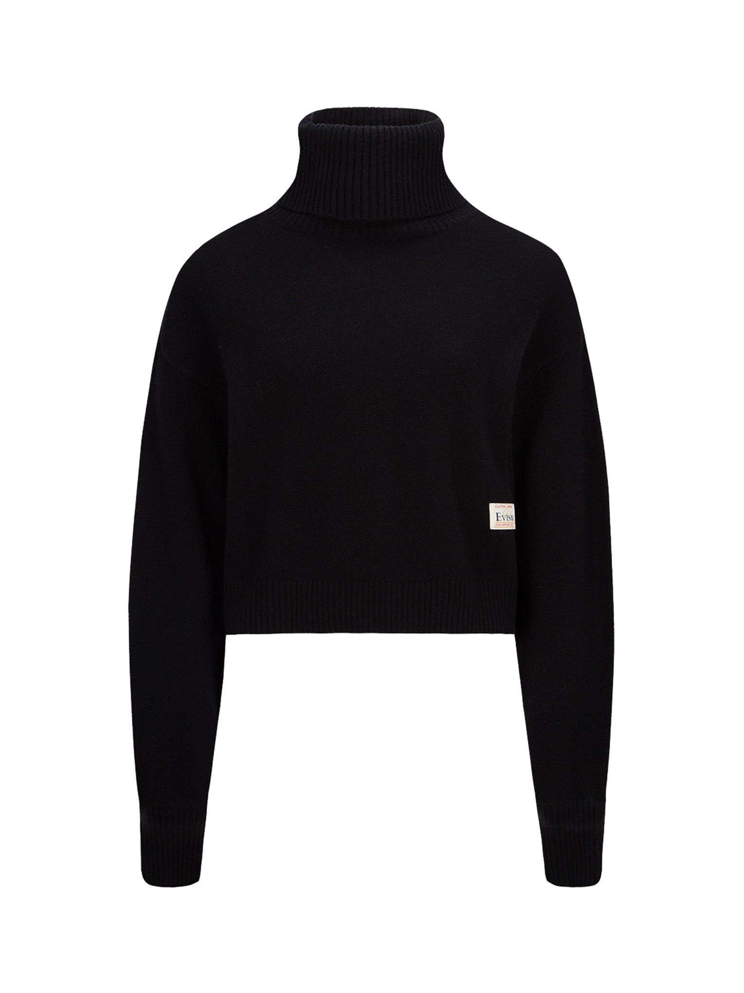 KAMON EMBROIDERY TURTLENECK KNITTED PULLOVER - 14