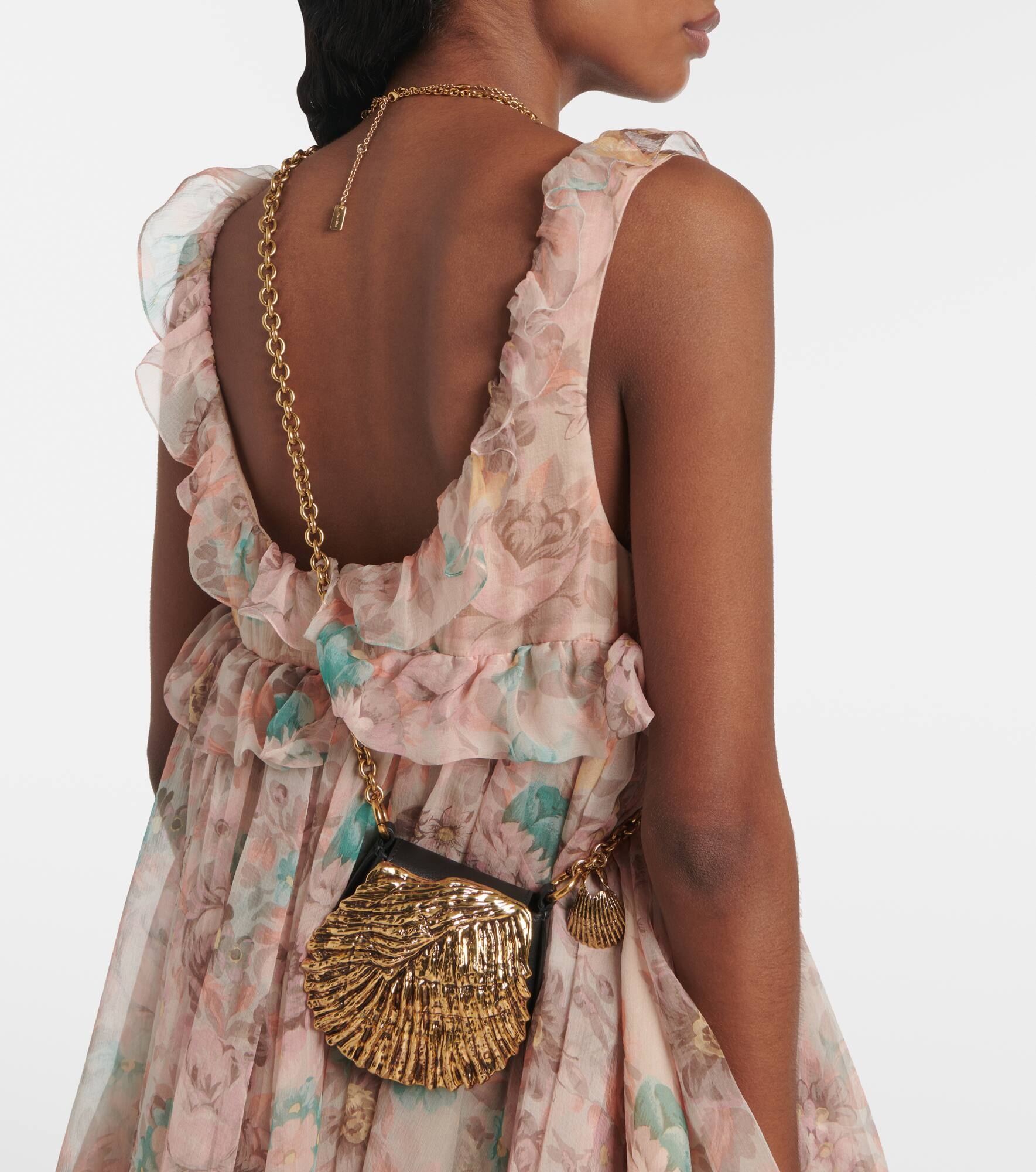 Sea Treasures Mini leather clutch - 7
