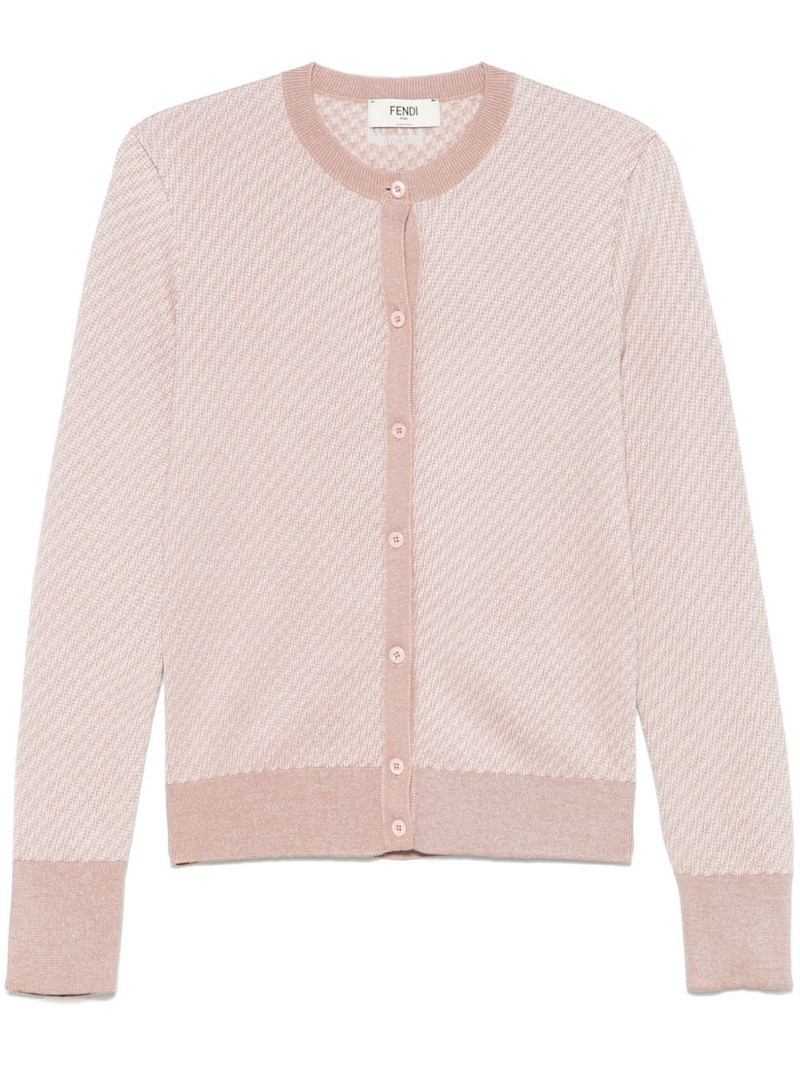 FF-jacquard cardigan 1