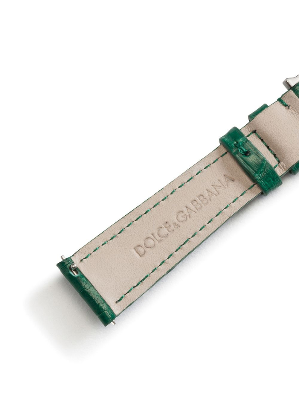 logo-embossed watch strap - 3