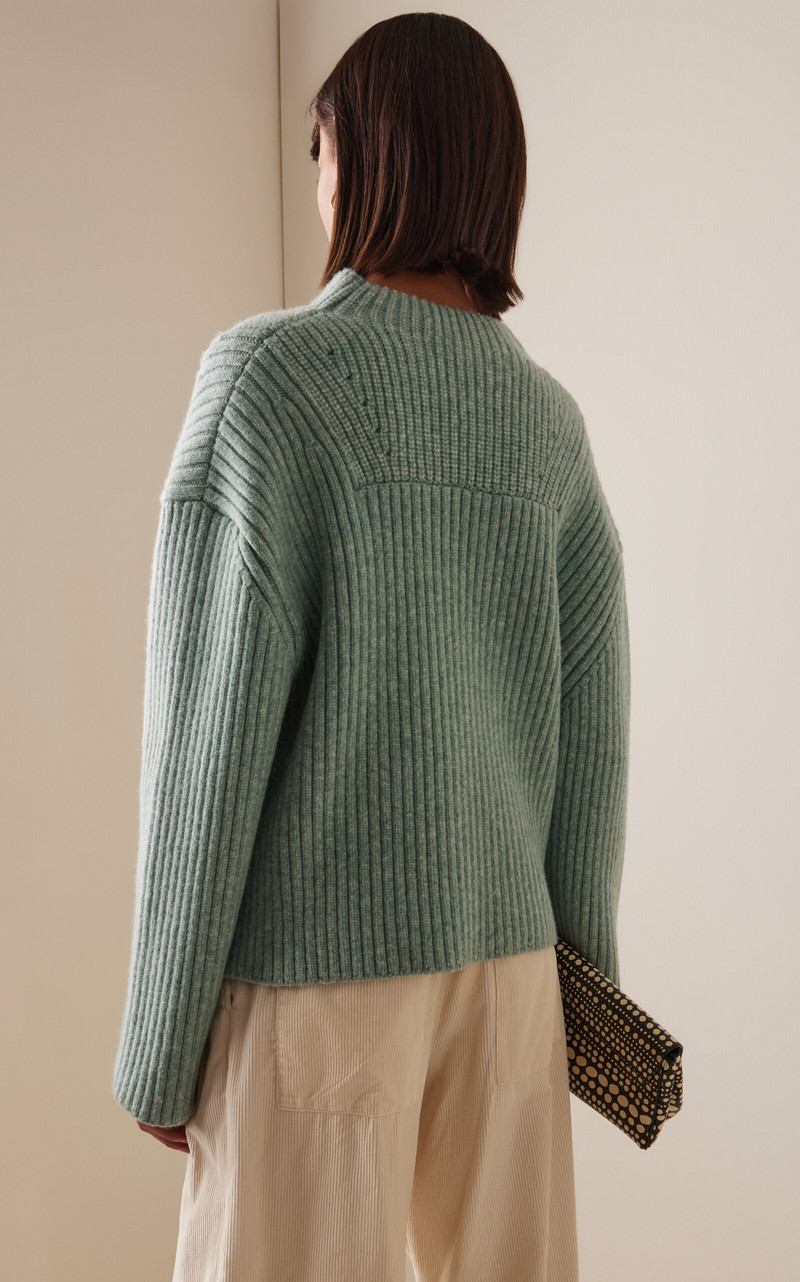 Meron Knit Wool-Blend Sweater blue 4