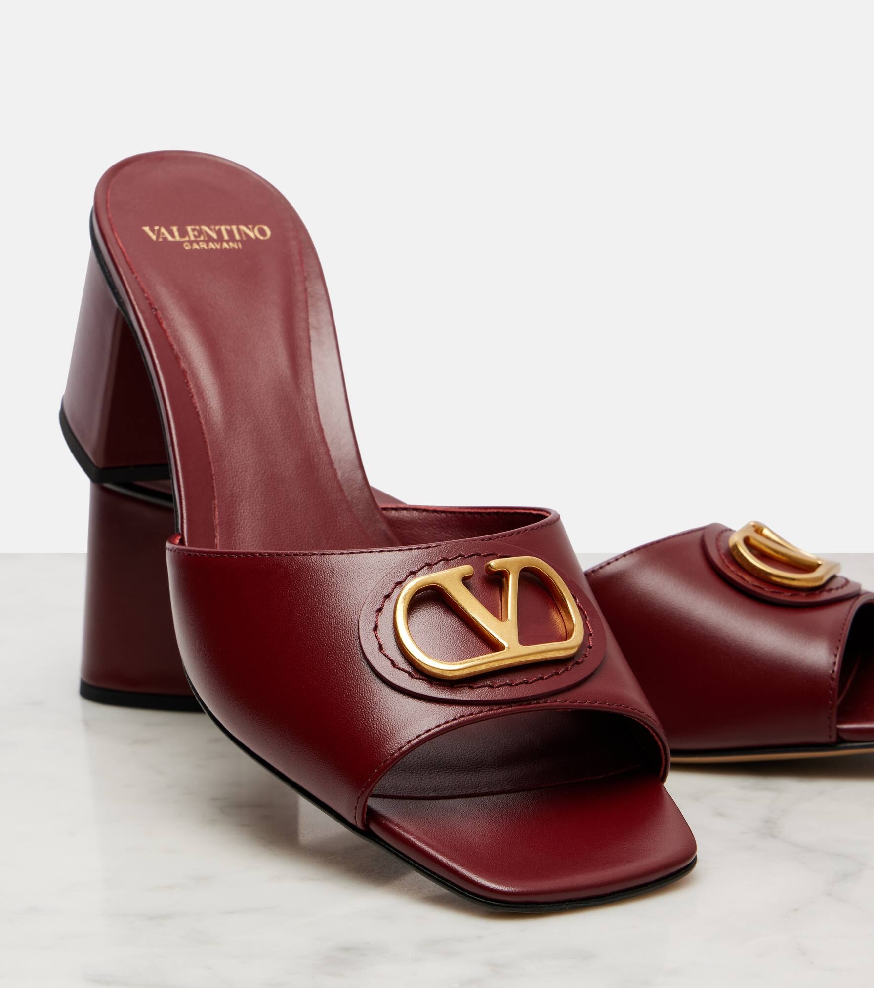VLogo 60 leather mules - 5