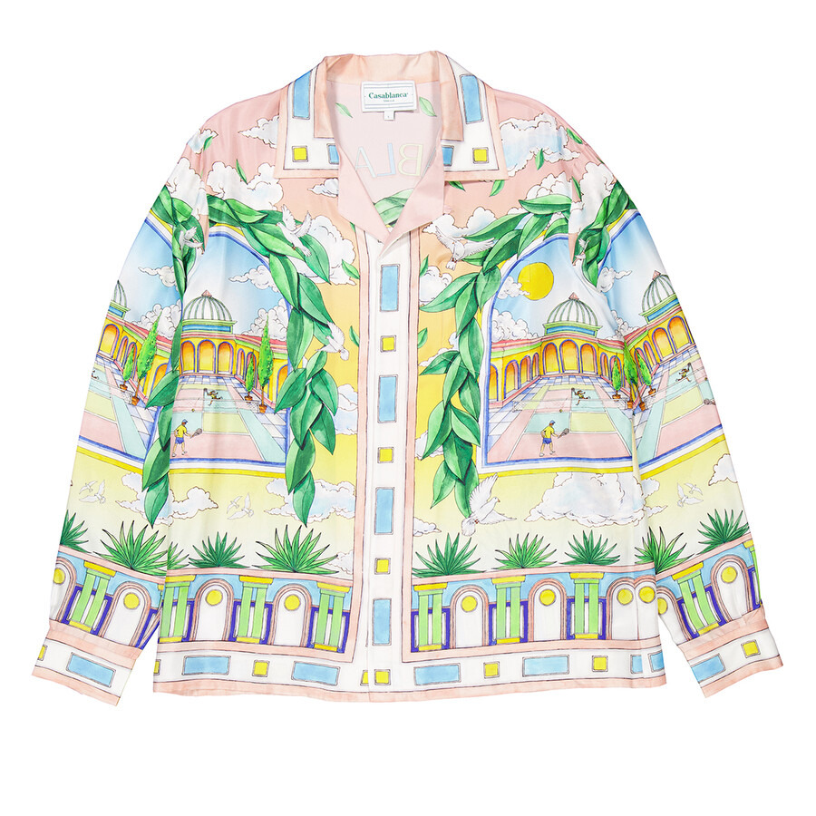 Casablanca Men's Paysage Ideal Silk Shirt - 5