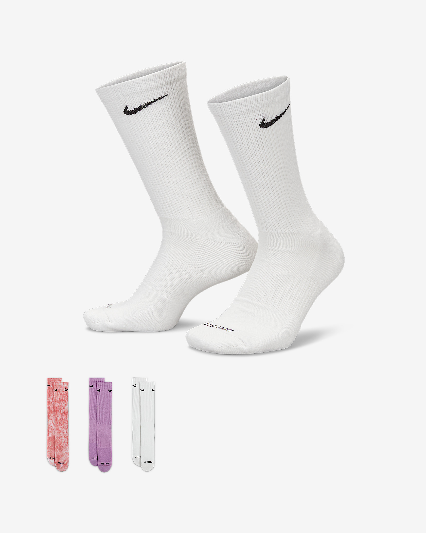 Nike Everyday Plus Cushioned Crew Socks (3 Pairs) - 1