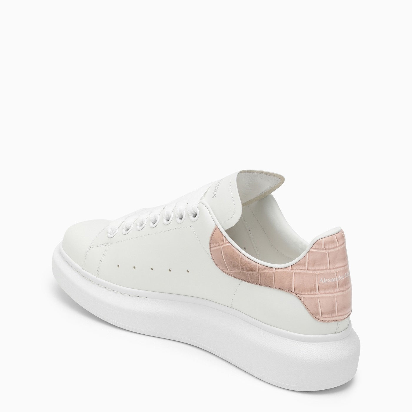 Alexander Mc Queen White And Clay Oversized Sneakers - 4