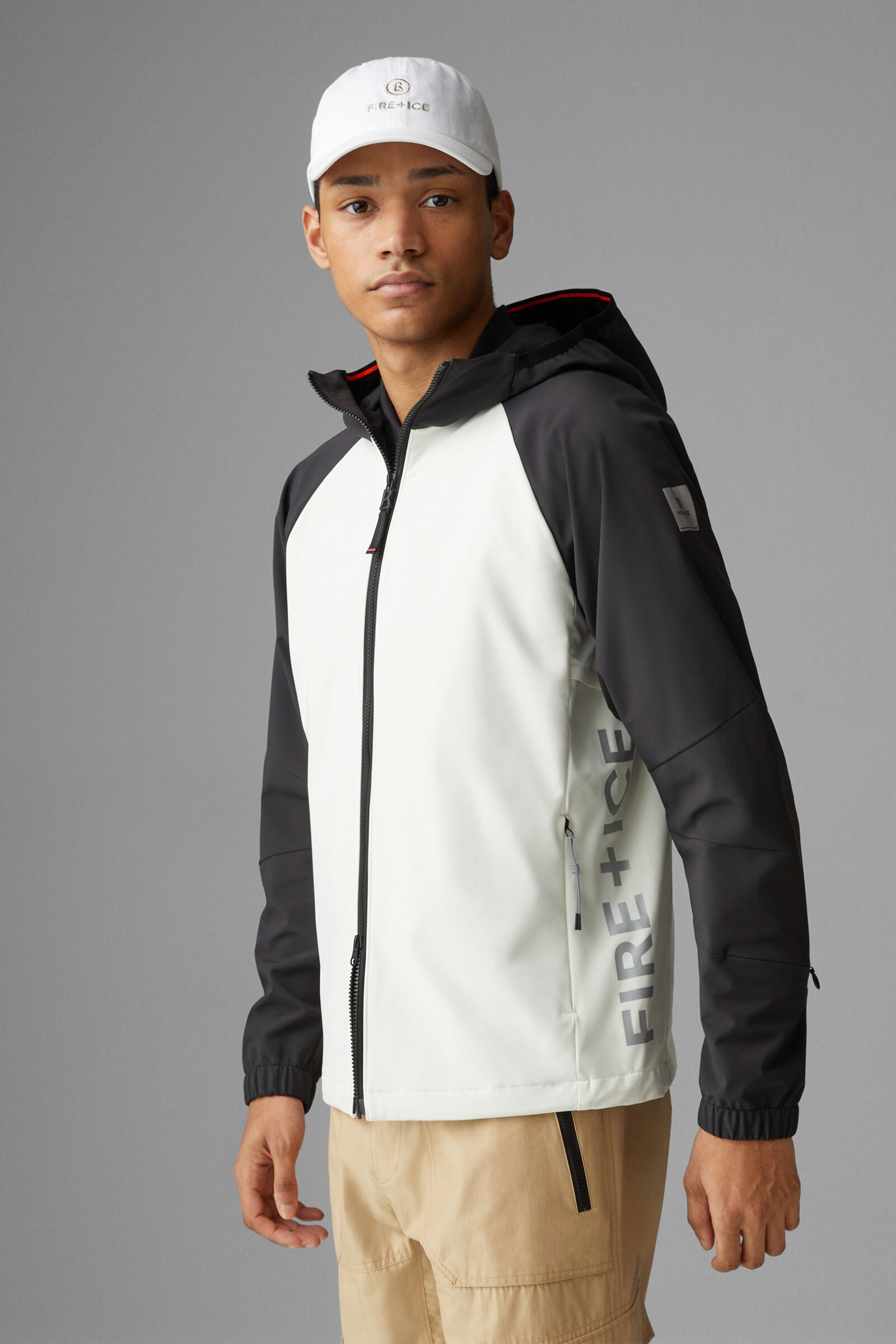 Gilmar Softshell jacket in Off-white/Black - 2