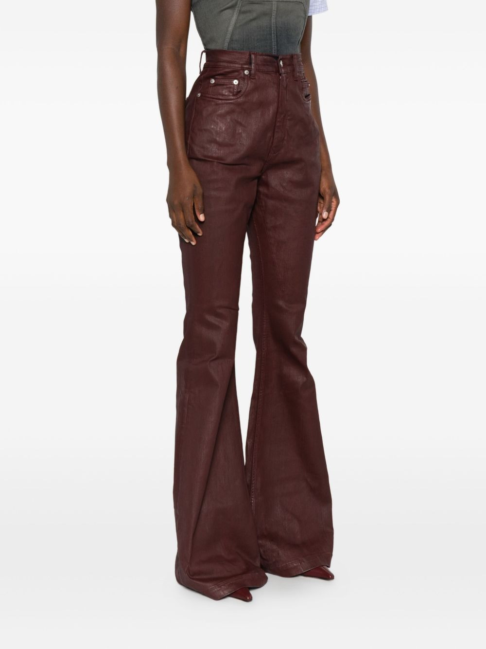 Bolan wax-coated jeans - 3