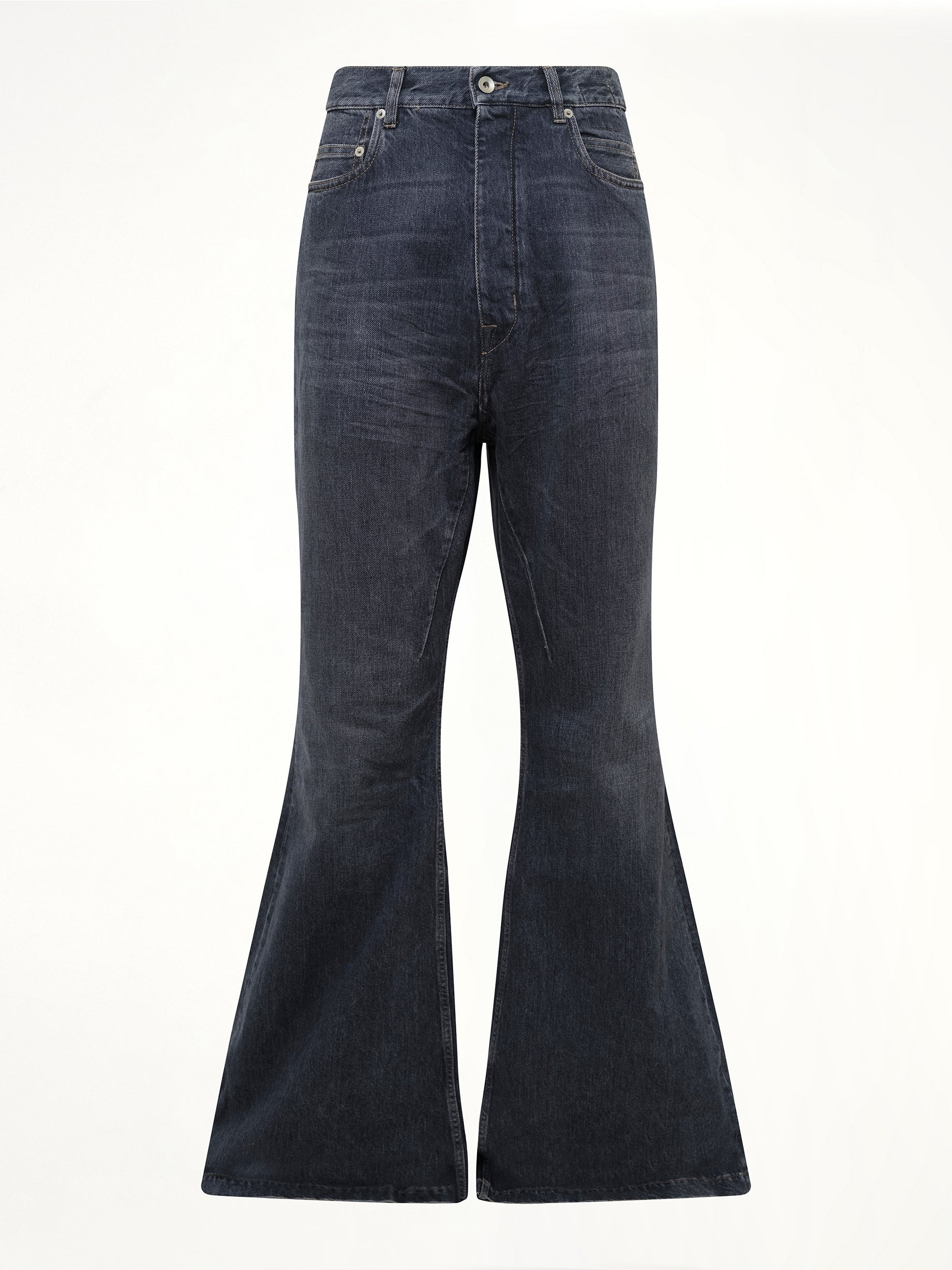 Bolan Bootcut in Washed Grey - 2