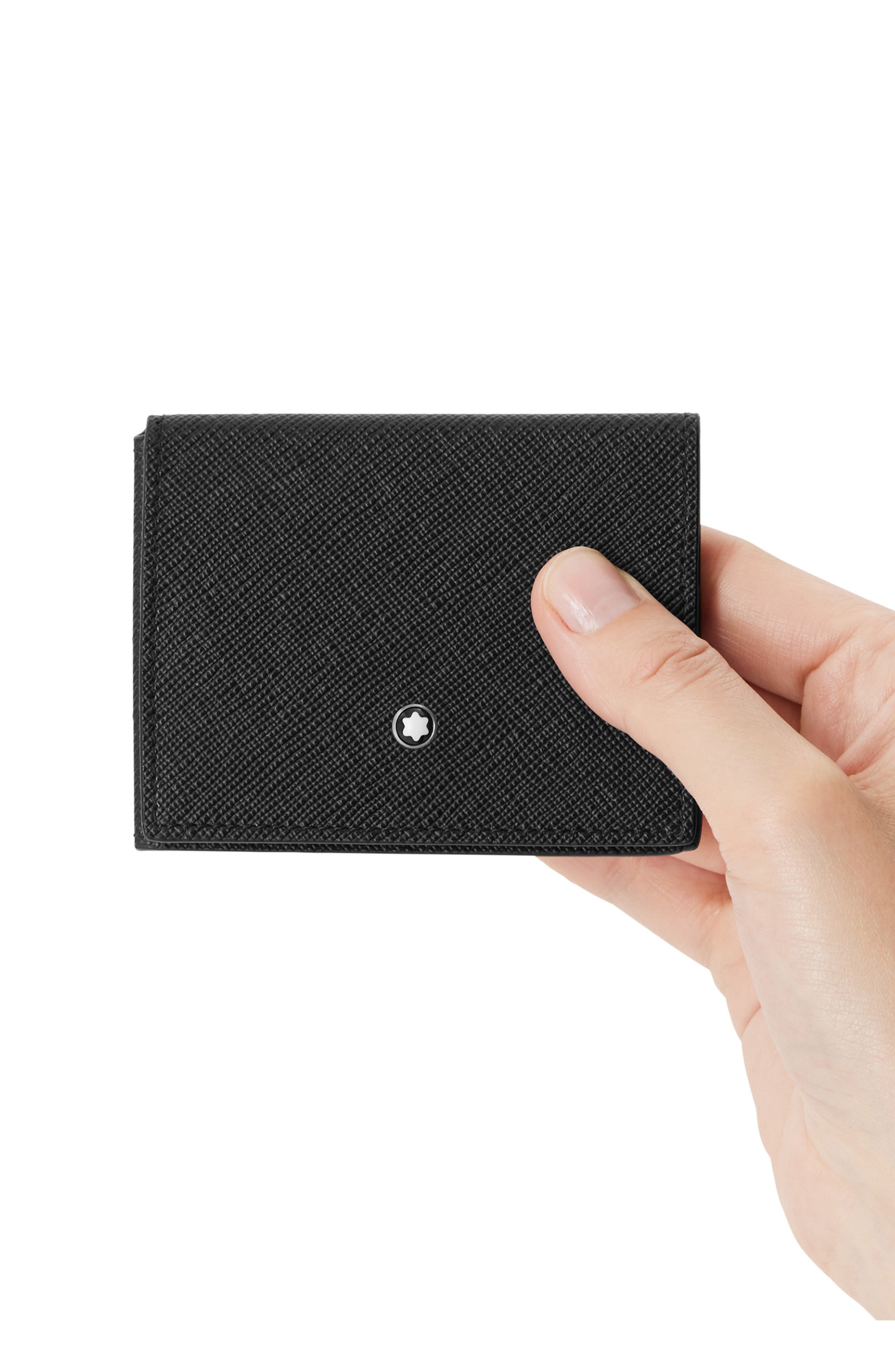 Montblanc Sartorial Trifold Leather Card Holder in Black at Nordstrom - 3