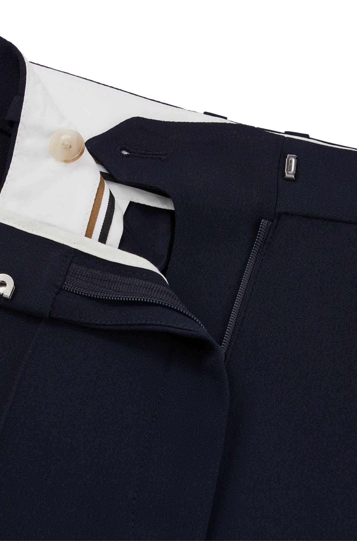 HIGH-WAISTED RELAXED-FIT TROUSERS WITH WIDE LEG - 6