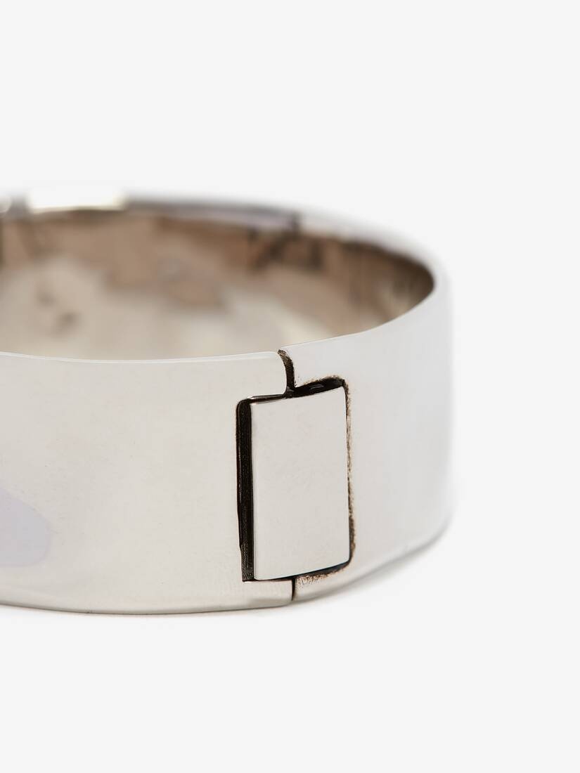 Molten Cuff in Antique Silver - 3