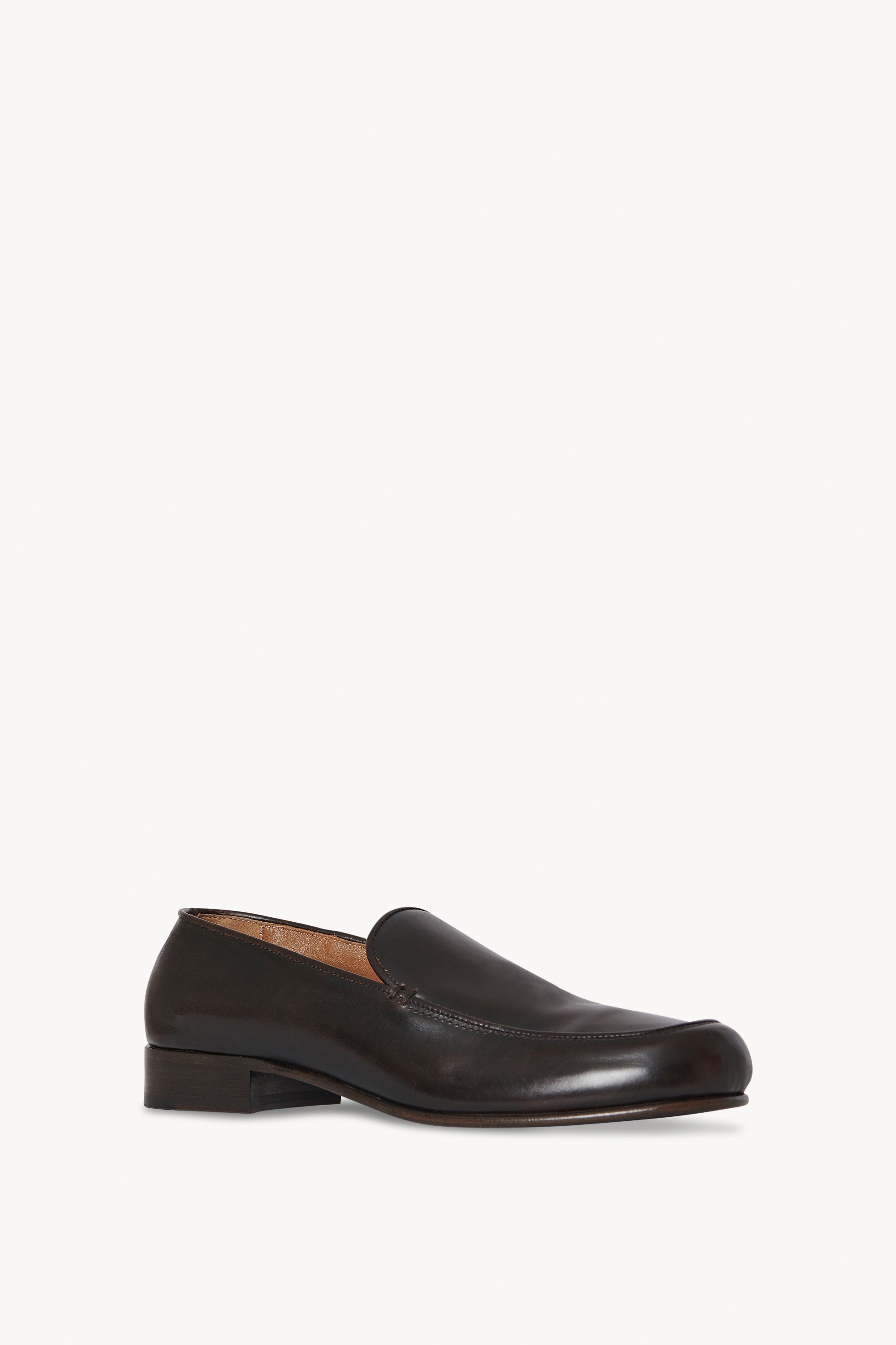 The Row Flynn Loafer in Leather | REVERSIBLE