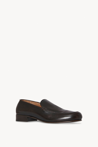 The Row Flynn Loafer in Leather outlook