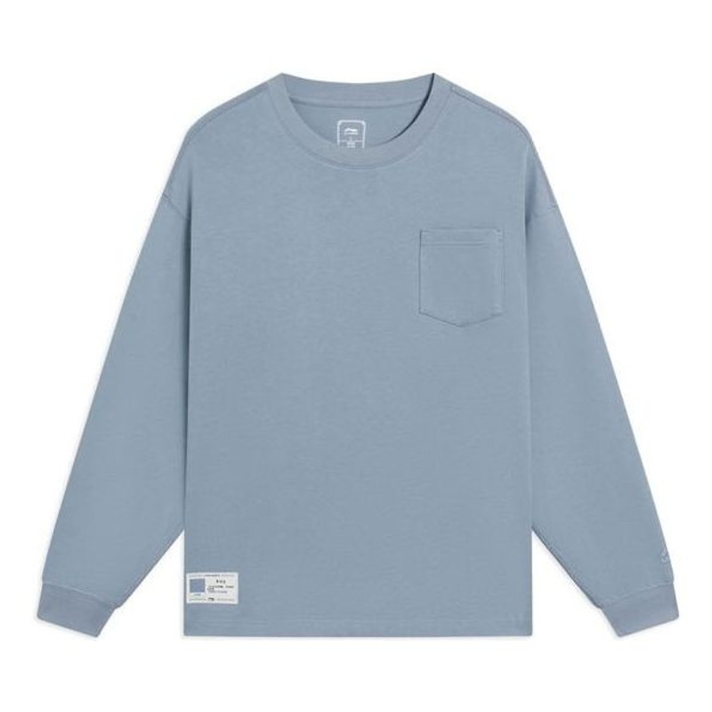 Li-Ning Long Sleeve Relaxed Top 'Blue' AHSS751-4 - 1
