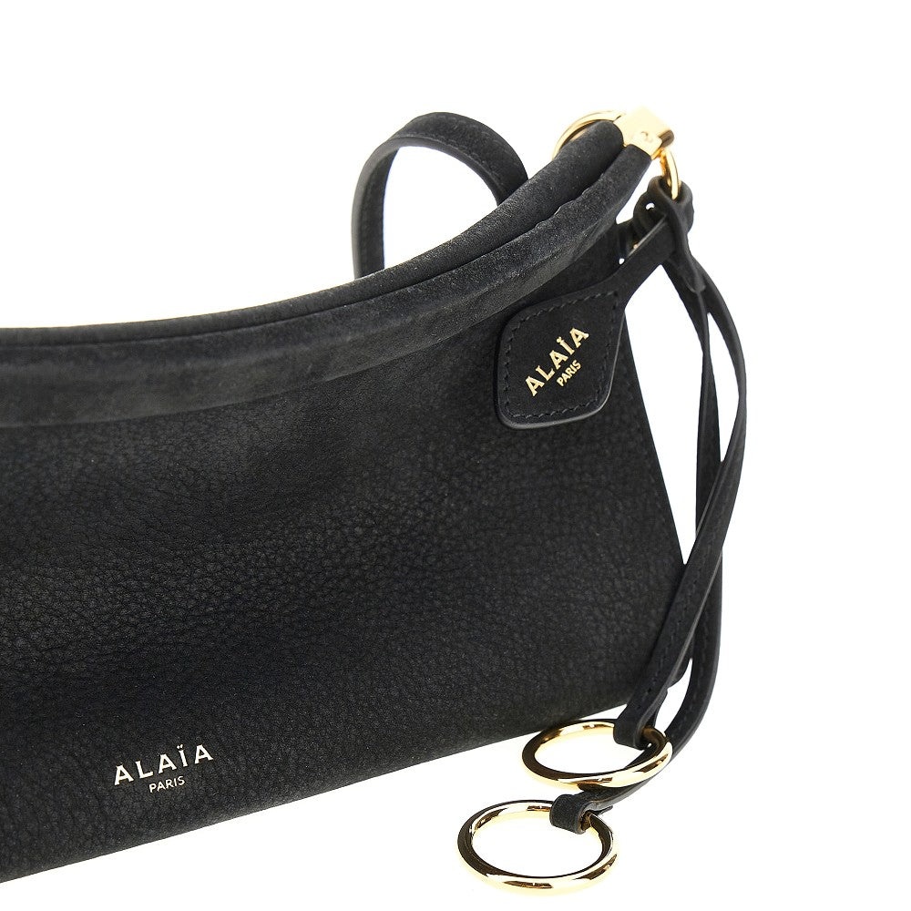 Alaïa SMALL 'LE CLICK EAST WEST' NUBUCK LEATHER BAG