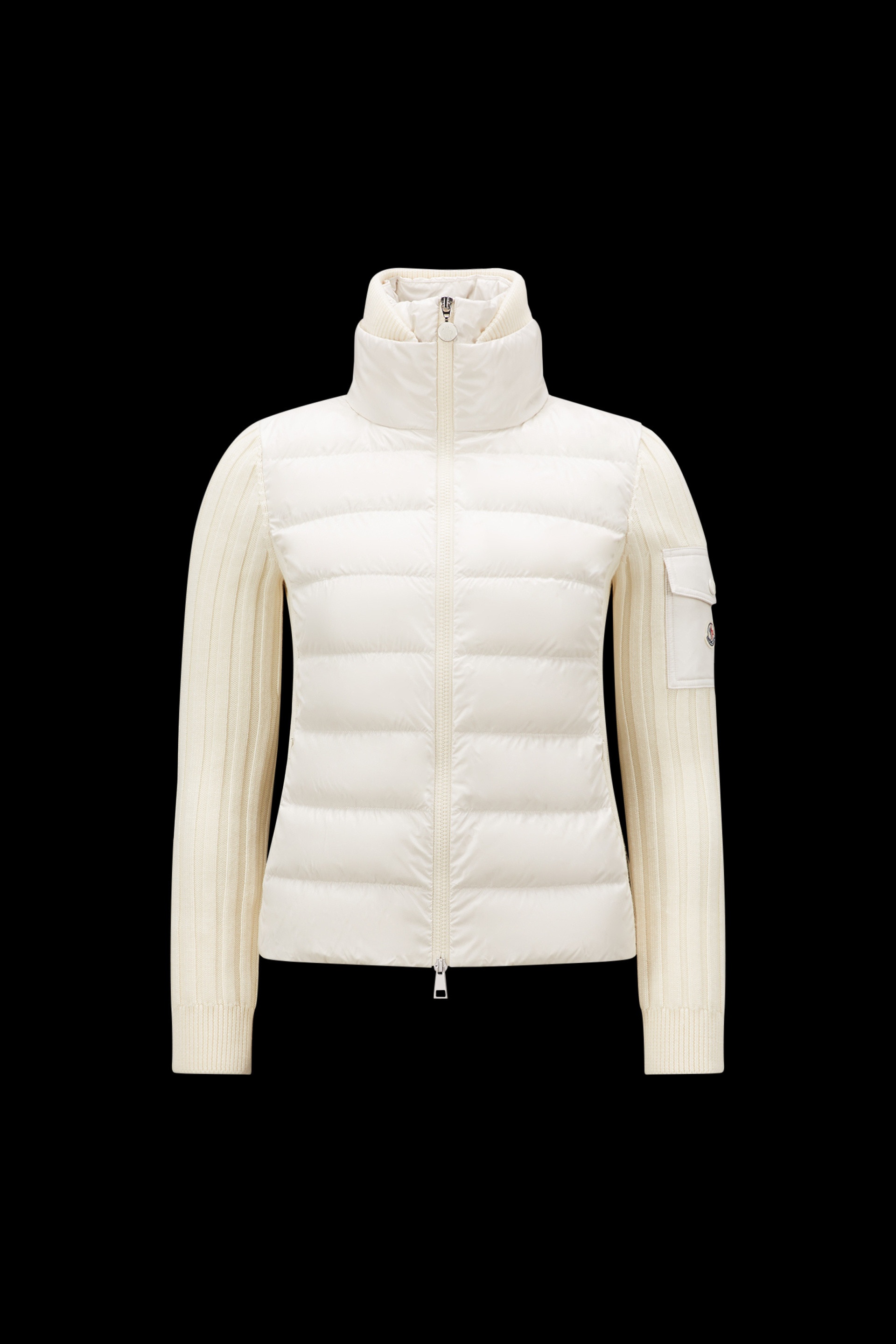 Padded Wool Cardigan - 1