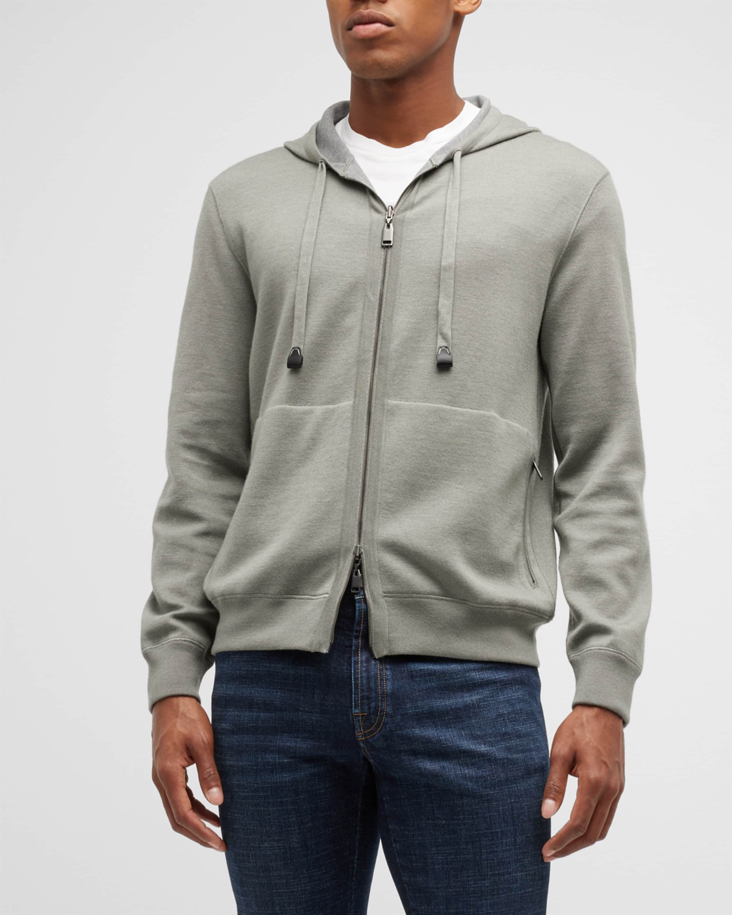 Men's Cotton-Cashmere Zip Hoodie - 2